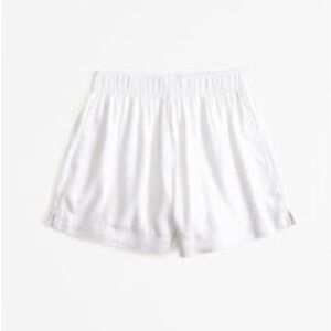 Abercrombie Linen-Blend Pull-On Short